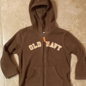 Old Navy Logo Graphic Zip Up Hoodie Jacket 5T